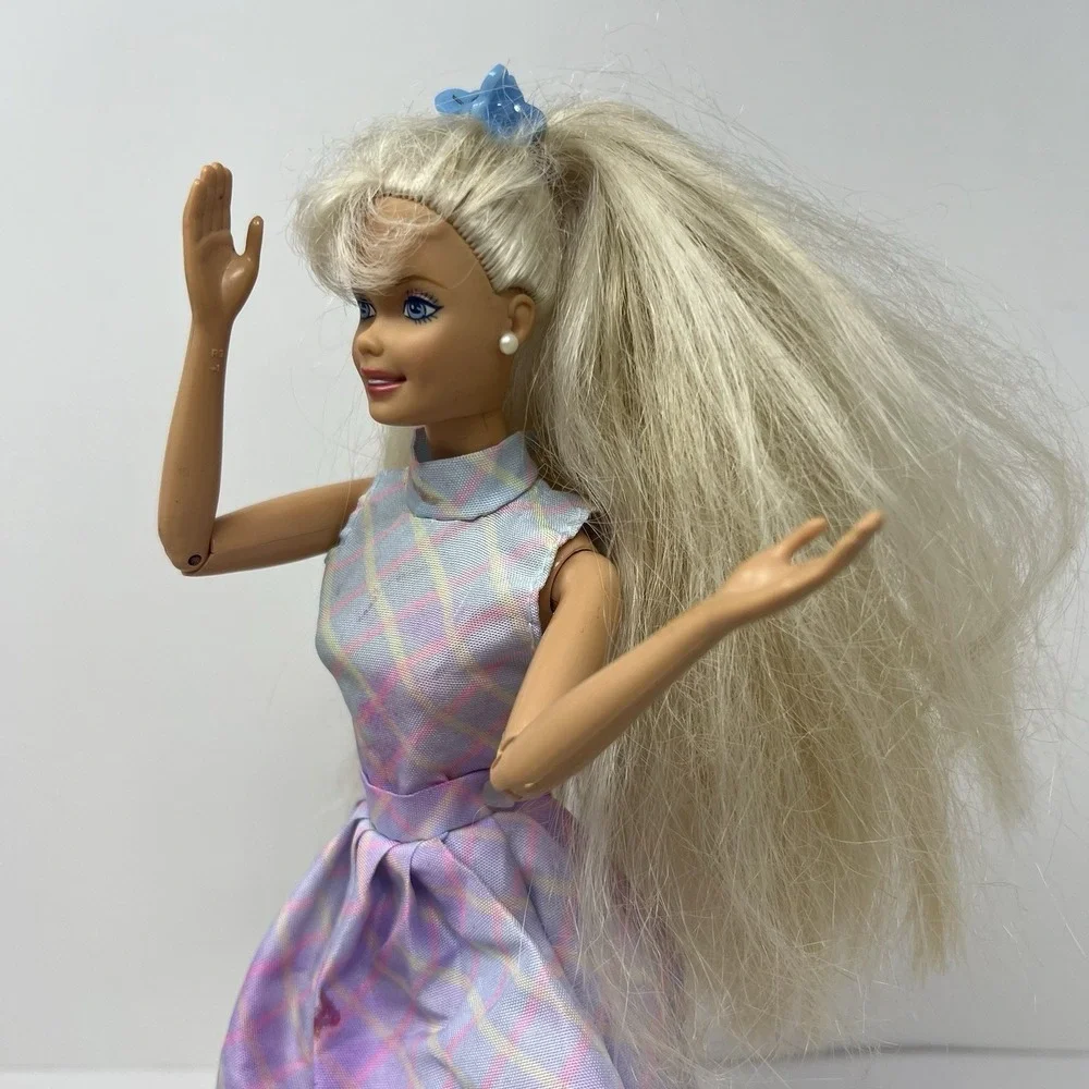 Barbie Working Out Articulated Body‎ bend hips long Blond Hair 1993